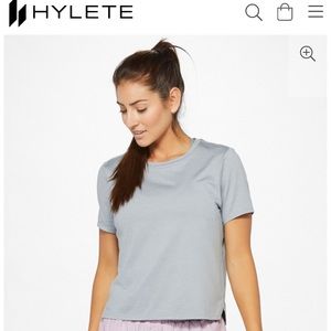 Hylete Velena Crew Top in grey S